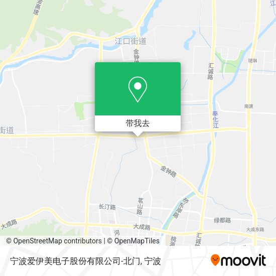 宁波爱伊美电子股份有限公司-北门地图