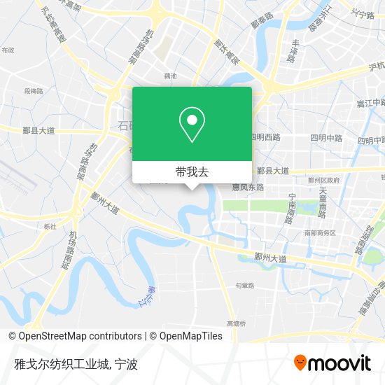 雅戈尔纺织工业城地图