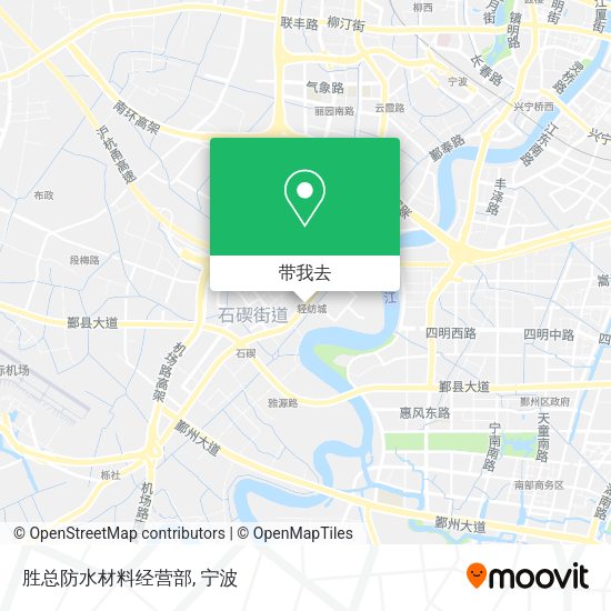 胜总防水材料经营部地图