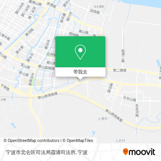 宁波市北仑区司法局霞浦司法所地图