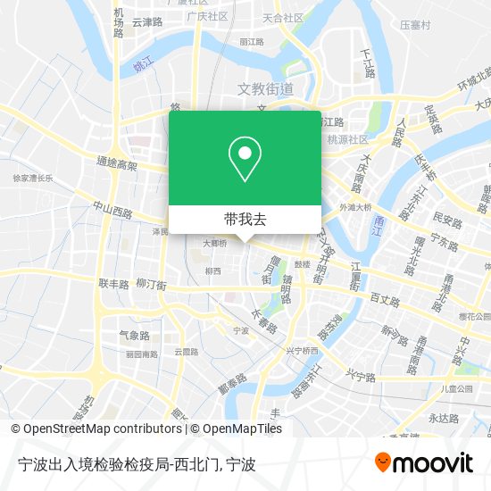 宁波出入境检验检疫局-西北门地图