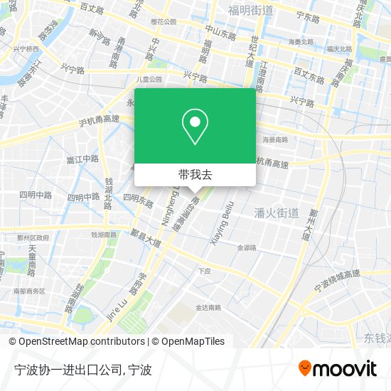 宁波协一进出囗公司地图