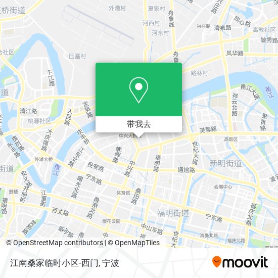江南桑家临时小区-西门地图