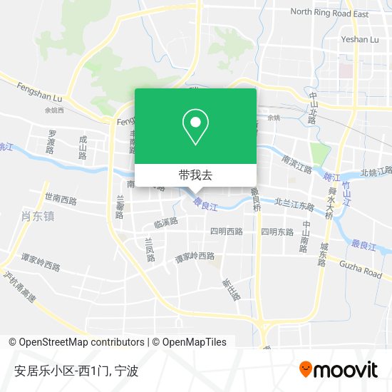 安居乐小区-西1门地图