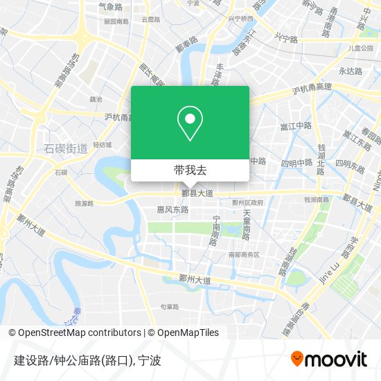 建设路/钟公庙路(路口)地图
