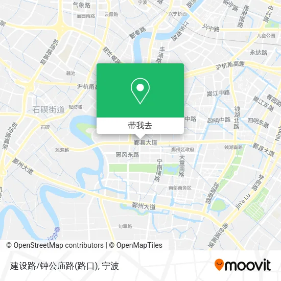 建设路/钟公庙路(路口)地图