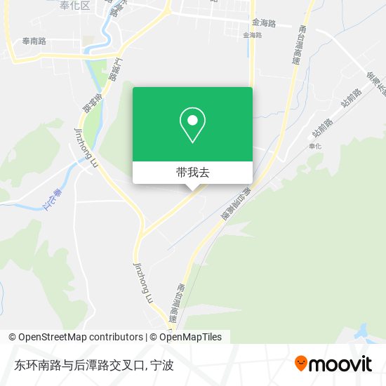 东环南路与后潭路交叉口地图