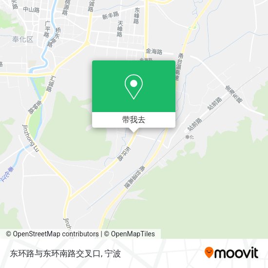 东环路与东环南路交叉口地图