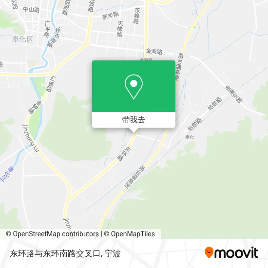 东环路与东环南路交叉口地图