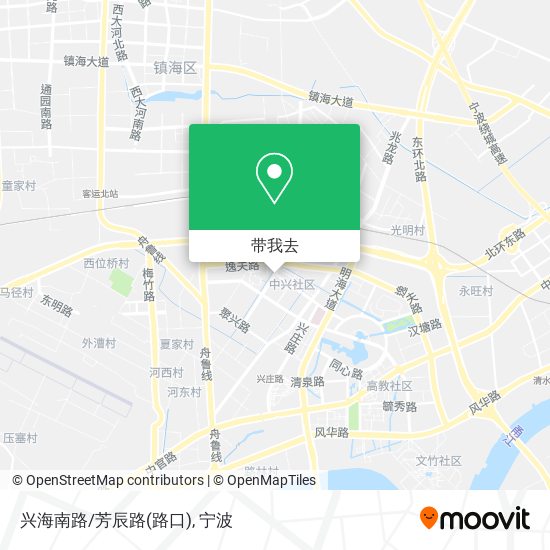 兴海南路/芳辰路(路口)地图