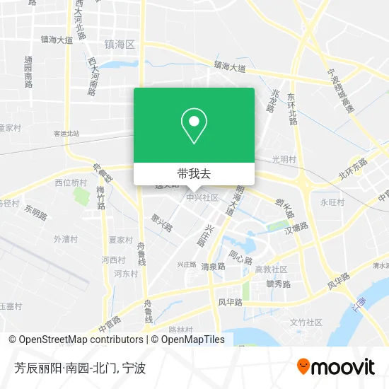 芳辰丽阳·南园-北门地图