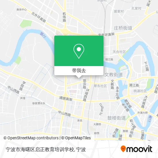 宁波市海曙区启正教育培训学校地图