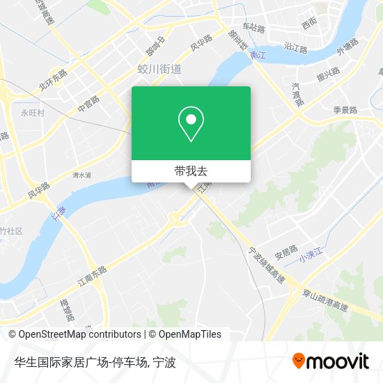 华生国际家居广场-停车场地图