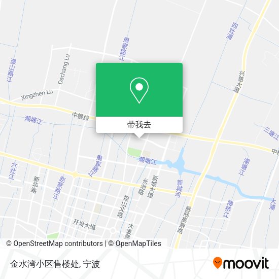 金水湾小区售楼处地图