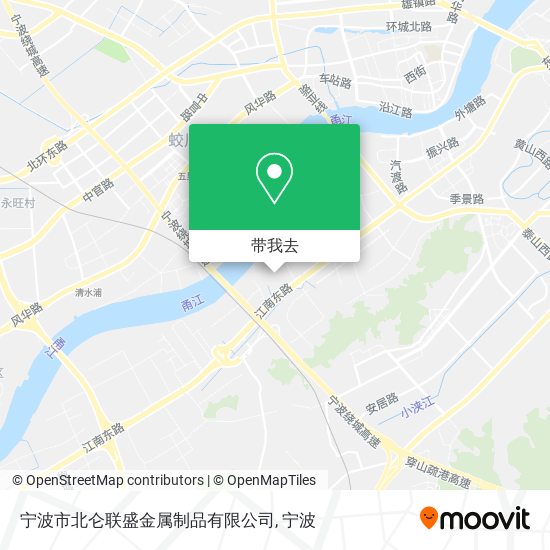 宁波市北仑联盛金属制品有限公司地图