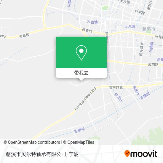 慈溪市贝尔特轴承有限公司地图