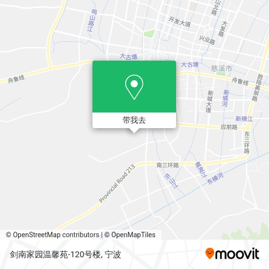 剑南家园温馨苑-120号楼地图