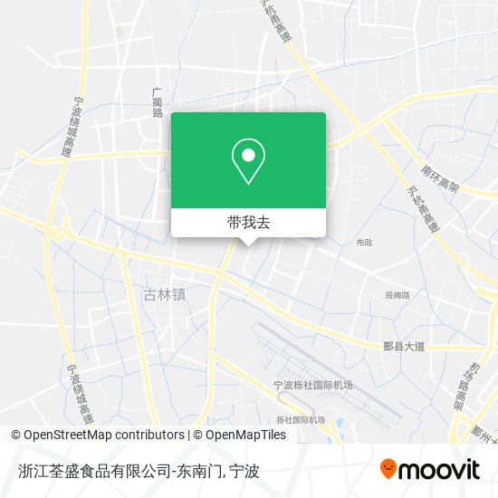 浙江荃盛食品有限公司-东南门地图