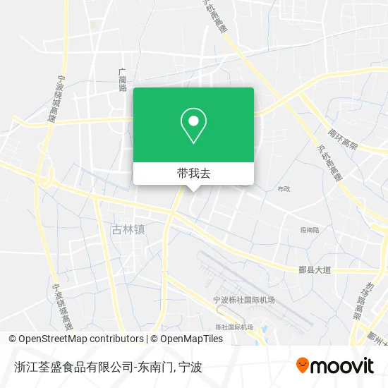 浙江荃盛食品有限公司-东南门地图