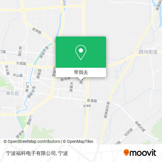 宁波福科电子有限公司地图