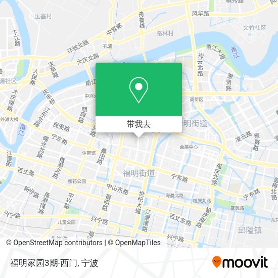 福明家园3期-西门地图