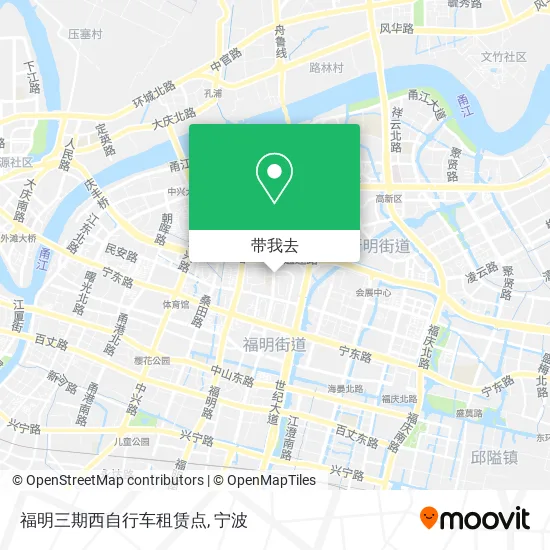 福明三期西自行车租赁点地图