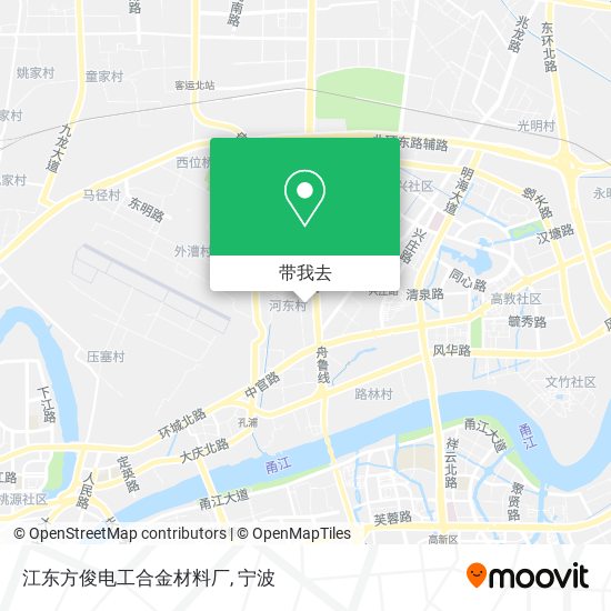 江东方俊电工合金材料厂地图