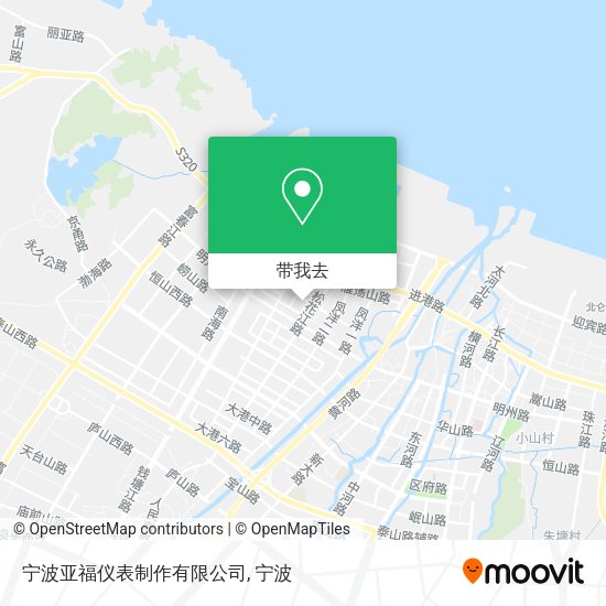 宁波亚福仪表制作有限公司地图