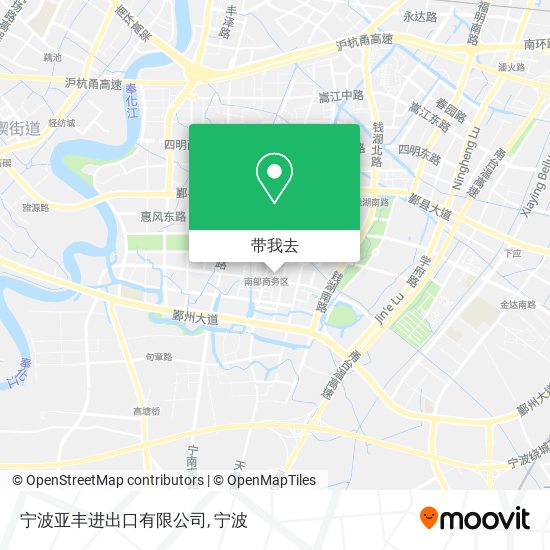 宁波亚丰进出口有限公司地图