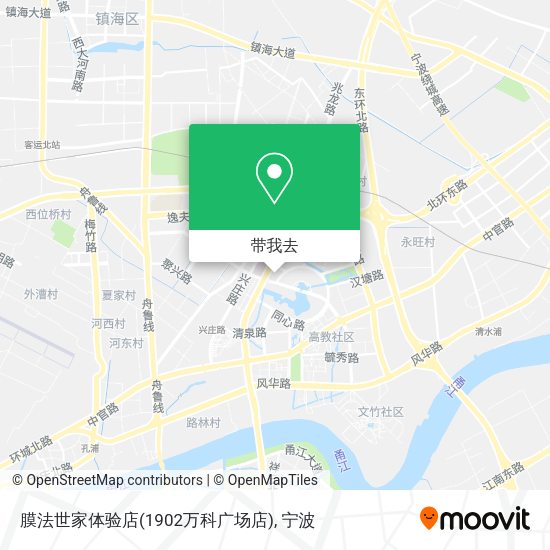膜法世家体验店(1902万科广场店)地图