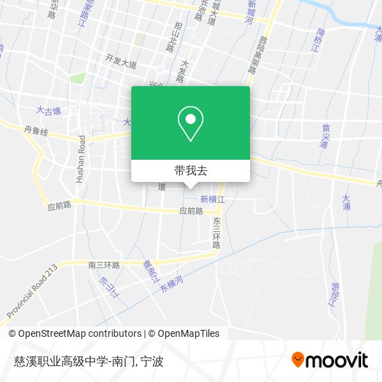 慈溪职业高级中学-南门地图