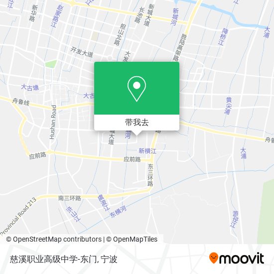 慈溪职业高级中学-东门地图