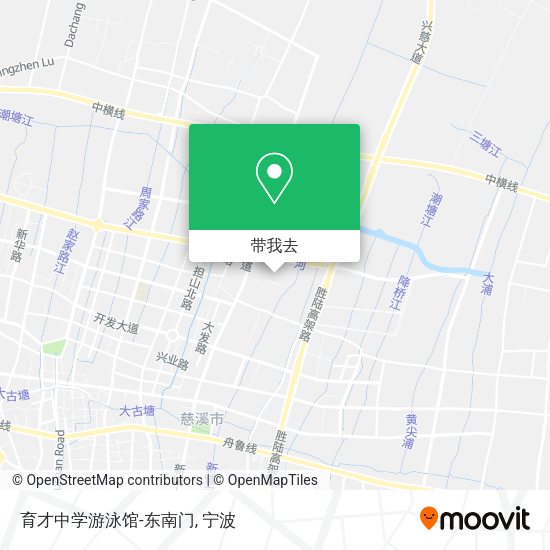 育才中学游泳馆-东南门地图