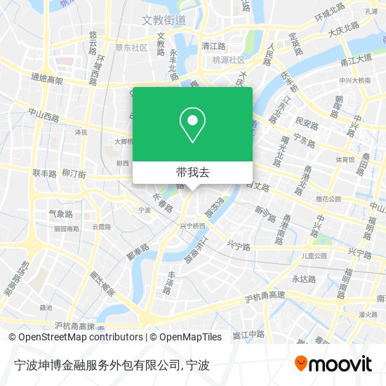 宁波坤博金融服务外包有限公司地图