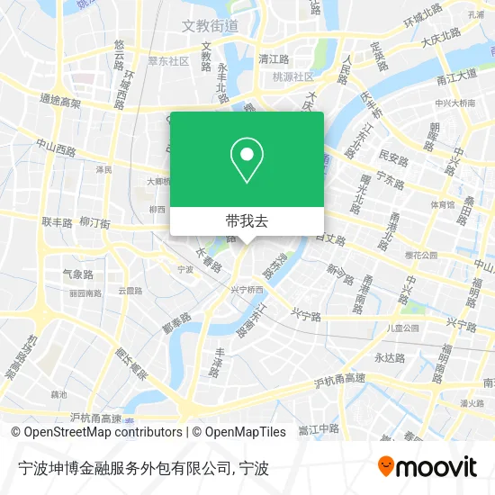 宁波坤博金融服务外包有限公司地图