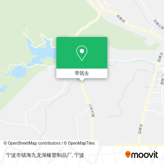宁波市镇海九龙湖橡塑制品厂地图