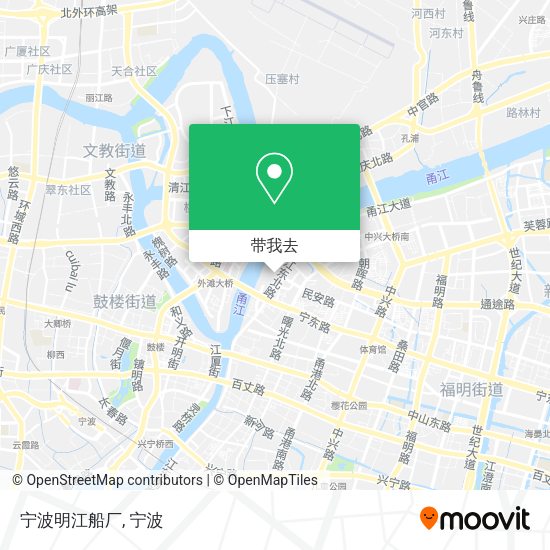 宁波明江船厂地图