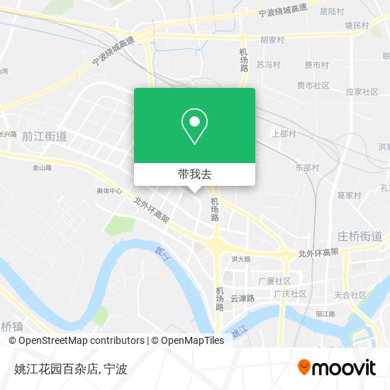 姚江花园百杂店地图