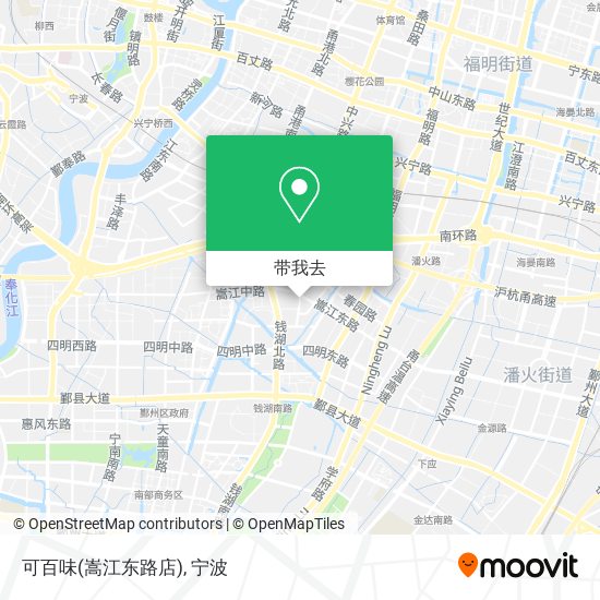 可百味(嵩江东路店)地图