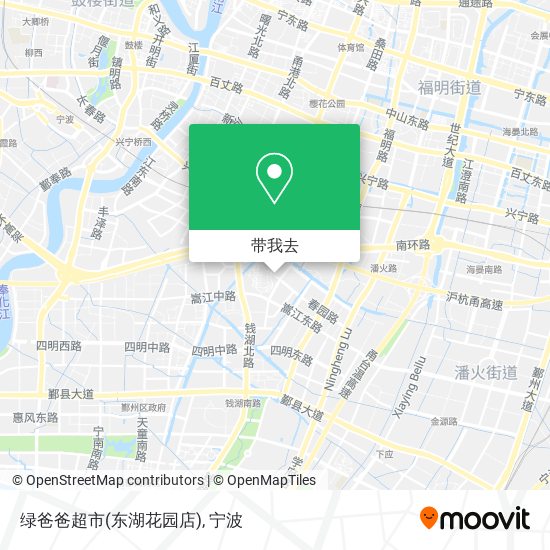 绿爸爸超市(东湖花园店)地图