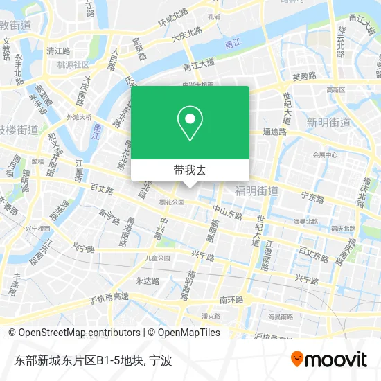 东部新城东片区B1-5地块地图