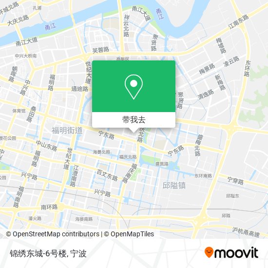 锦绣东城-6号楼地图