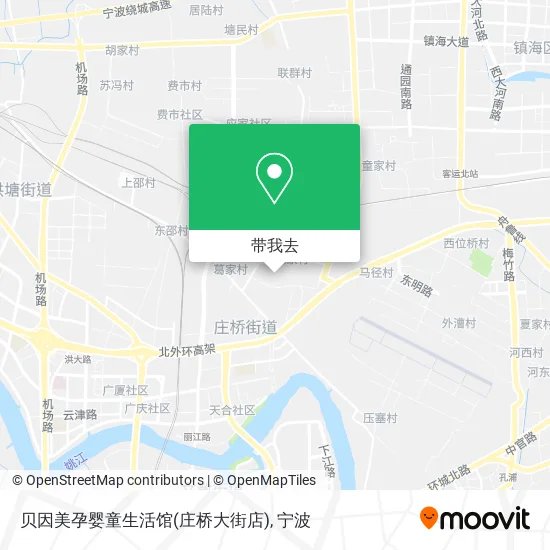 贝因美孕婴童生活馆(庄桥大街店)地图