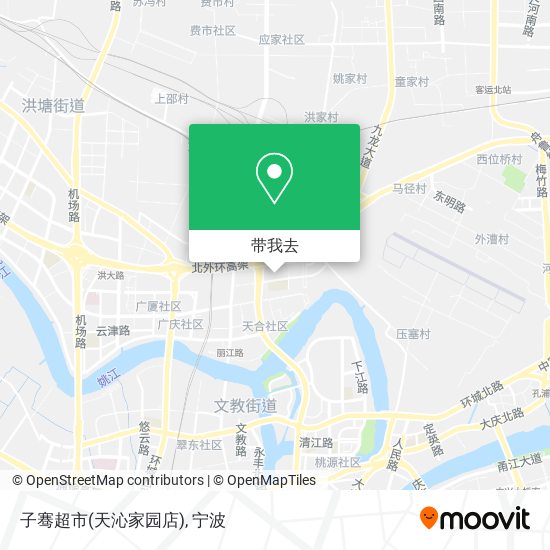 子骞超市(天沁家园店)地图