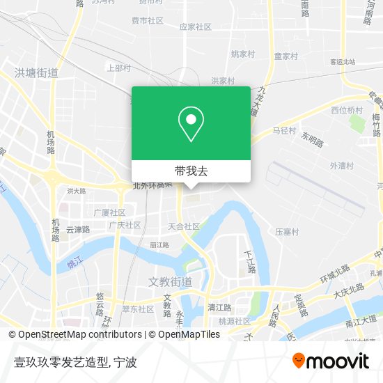 壹玖玖零发艺造型地图