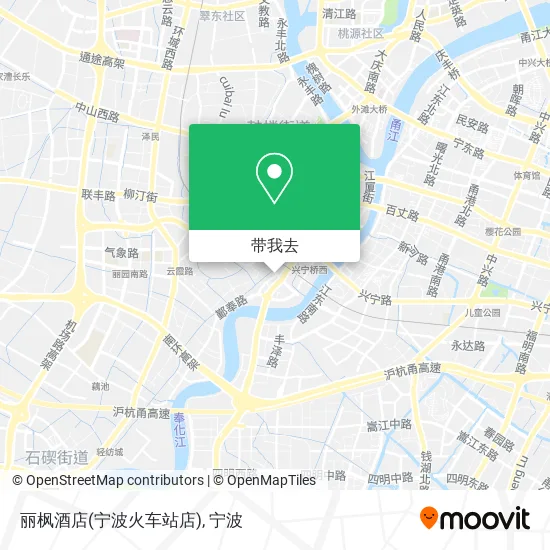 丽枫酒店(宁波火车站店)地图