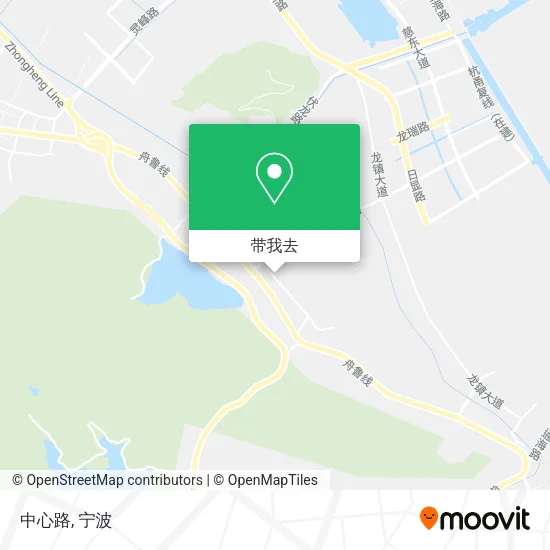 中心路地图