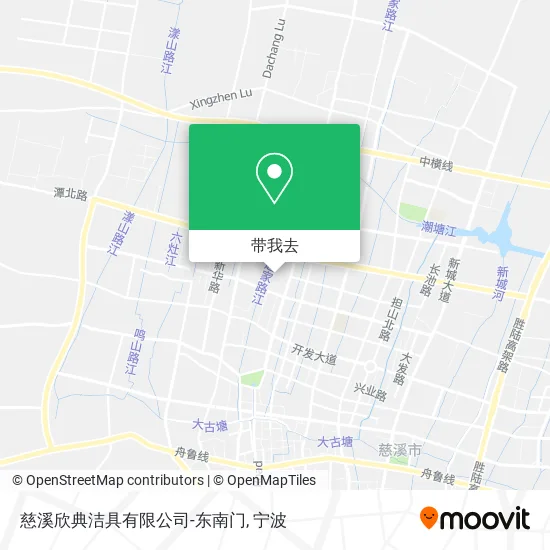 慈溪欣典洁具有限公司-东南门地图