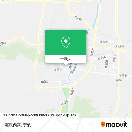 惠政西路地图
