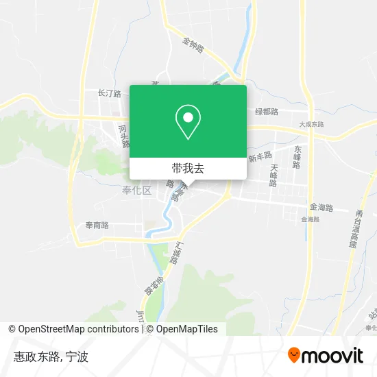 惠政东路地图